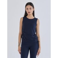 Side Shirring Modal Tank Top [Navy] OZTS