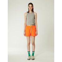 Nylon Loose Fit Mini Shorts [BlueGreyLight GreenLight Orange]