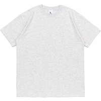 Plain Semi-Overfit Short-Sleeve Shirt [Light Melange]