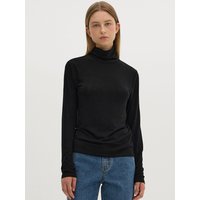 Warmer Slim Fit Turtleneck shirt [Black]