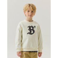 Paisley Embroidered Cotton Blend Patchwork Sweatshirt Paisley Embroidered Cotton Blend Patchwork Sweatshirt