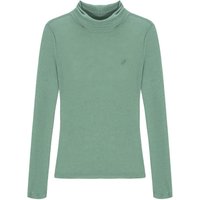 Wool Tencel Slim Fit Turtleneck shirt [GREEN]