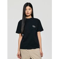Air Mesh Graffiti Logo Pocket Shirt [Black]