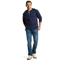 Cotton Basic Henley Neck Long Sleeve shirt MTL