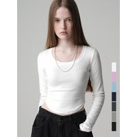 Cropped Fitted Long Sleeve shirt