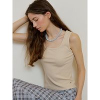 Square Cotton Sleeveless Tank Top Square Cotton Sleeveless Tank Top