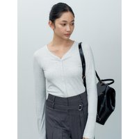 Cotton Modal Long Sleeve shirt [Gray] MBESTOGR