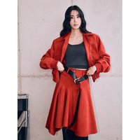 Stand Collar Oversized Bomber Jacket EMPWJK Stand Collar Oversized Bomber Jacket EMPWJK