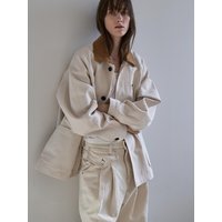 Vintage Utility Work Jacket [Light Beige]