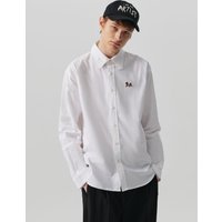 New Parisien Patch Classic Oxford Shirt [White]