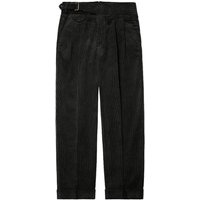 Wale Corduroy Side Trousers [Black]