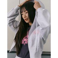 [BLUE LABEL] Heart Logo Hoodie Sweat Crop Jumper EROJP