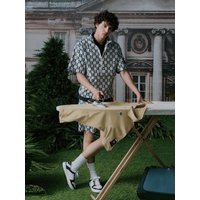 Checker Board Patterned Shorts GPAMNYX Checker Board Patterned Shorts GPAMNYX