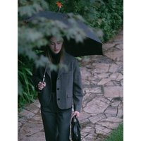 Herringbone Wool Blended Blazer Herringbone Wool Blended Blazer