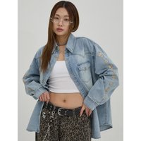 Alien Western Denim Shirt [Light Blue]