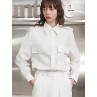 Solid Safari UNISEX Shirt [White] UTS-FS