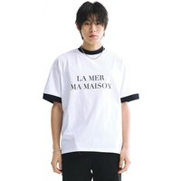 LMMM RINGER SHIRT [WHITE-NAVY]