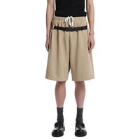 Belted Lounge Shorts [Beige]