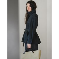 Lina Short Trench Coat [Navy]