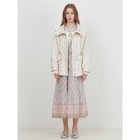 High Neck Floral Jumper Casual Jacket TMJPW High Neck Floral Jumper Casual Jacket TMJPW