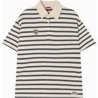 Multi Stripe Collar Shirt [Navy Ivory]