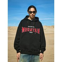 FLE World Mountain Embroidered Logo Pigment Hoodie shirt FHZ FLE World Mountain Embroidered Logo Pigment Hoodie shirt FHZ