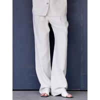 Mild Linen Trousers amr [Light Grey]