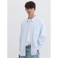 UNISEX CLASSIC STRIPE OVERSHIRT [SOFT BLUE] UDSHBB