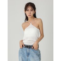 Ovella Two-Way Knit Sleeve Tank Top DDT