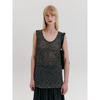 Chunky Knit Vest [Black]