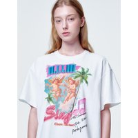 Loose fit Angel Palm tree shirt Loose fit Angel Palm tree shirt