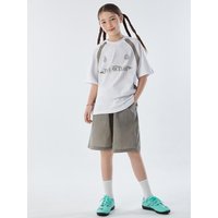 Arc Short-Sleeve shirt Set [Khaki Grey]