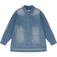 Washed Denim Shirt [Blue]