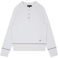Basic Knit Polo Shirt Golf [White]