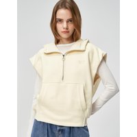 Half-zip Jersey Hoodie Vest Half-zip Jersey Hoodie Vest