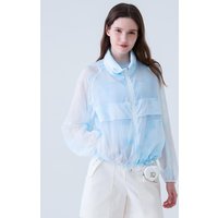 Nylon Lightweight Print Jumper Golf [SBLUE] LESJWSB