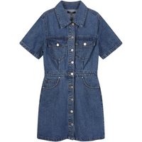 Short-sleeve Shirt-style Denim Mini Dress ARDO Short-sleeve Shirt-style Denim Mini Dress ARDO