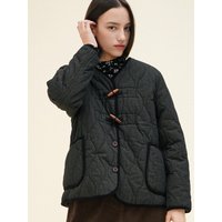 Quilted Like Denim Jumper Jacket [Black] SBK