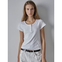 Henley Neck Cotton shirt [colors]
