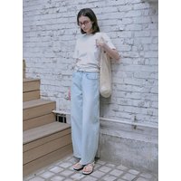 Dart Barrel Leg Jeans [Light Blue]
