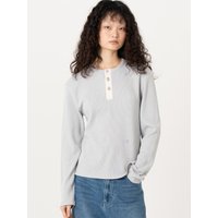 Marine Henley Neck shirt Light Gray EZSTSLG
