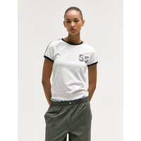 [MARGESHERWOOD] SHOULDER TAPE SHIRT [WHITE]