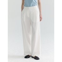 Nylon Two-tuck Wide Trousers [color]