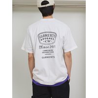 Baseball Letter Short-Sleeve Shirt WHITE