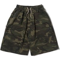 CAMO PATTERN BIO BERMUDA SHORTS BLACK