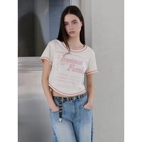 Stitch Crop shirt [Ivory]