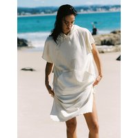 NOVA TERRY PONCHO HOODIE [IVORY]
