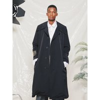 [Unisex] Waxing Trench Coat Black