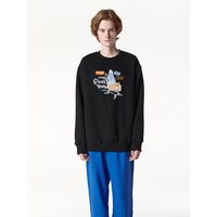 GHOST SWEATSHIRT BLACK GHOST SWEATSHIRT BLACK