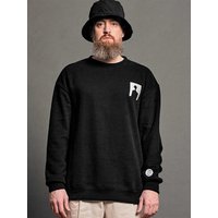 Shadow Embroidered Sweatshirt Black Shadow Embroidered Sweatshirt Black